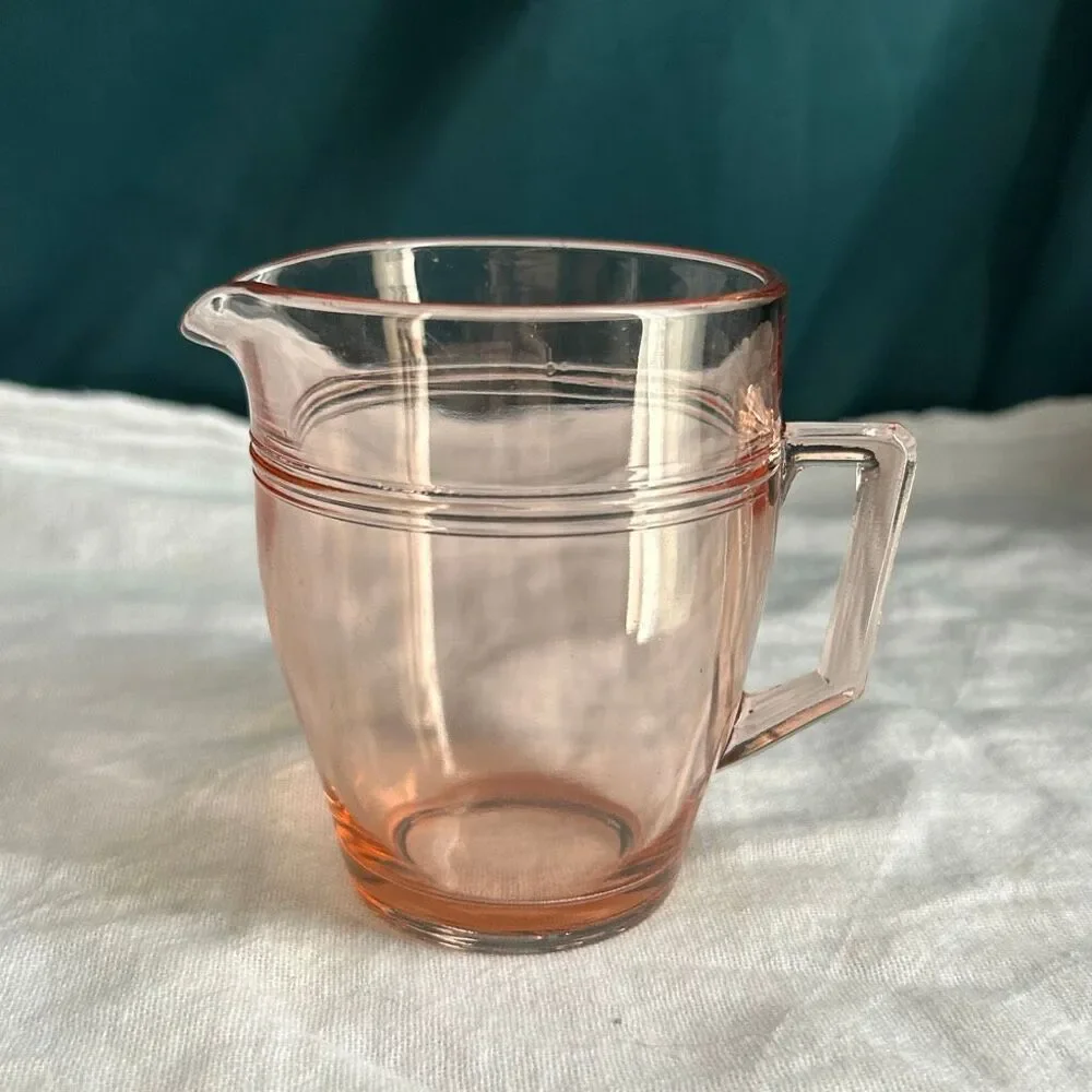 Vintage Fostoria Priscilla Pink Glass Creamer